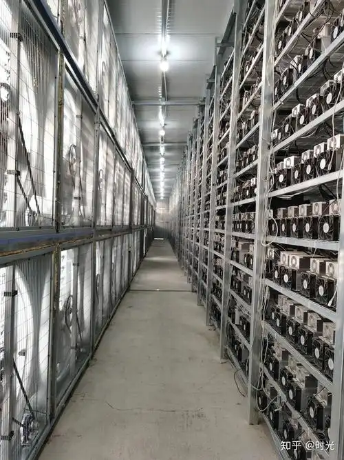 A modern cryptocurrency mining farm in Bordeaux
