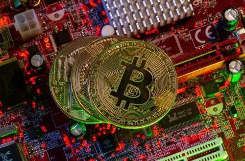 An expansive mining farm optimized for efficiency, hosting various rigs for BTC, ETH, and DOG mining